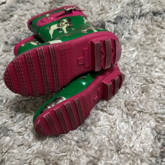 Mini Boden Wellies Rainboots EU26 US9 Kids Jack Russel Terrier Scout Dog - Picture 7 of 7